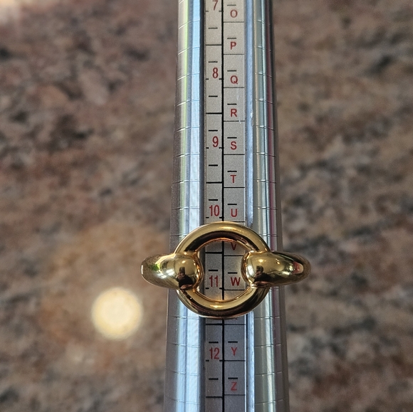 Hermes Stirrup Motif Scarf ring - Picture 7 of 8